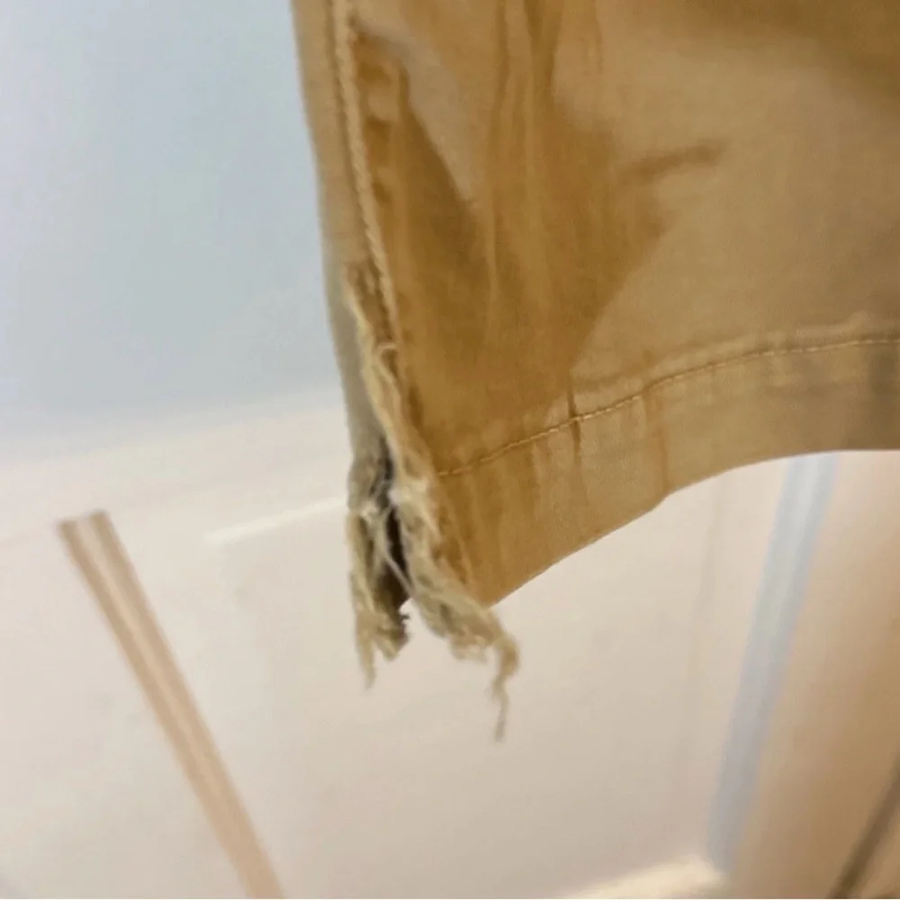 American Eagle Extreme Flex Chino Pants Men's 33x34 Tan Khaki Slim Straight Leg